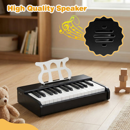Kids Piano Keyboard 30 Keys Digital Piano with Music Stand for 3+ Years Old Beginners