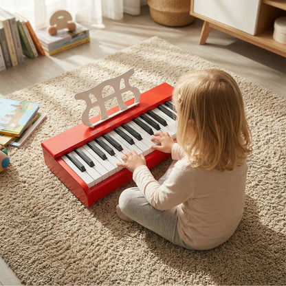 Kids Piano Keyboard 30 Keys Digital Piano with Music Stand for 3+ Years Old Beginners