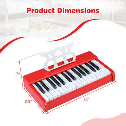 Kids Piano Keyboard 30 Keys Digital Piano with Music Stand for 3+ Years Old Beginners