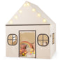 Kids Play Tent Large Playhouse with Door Curtain and Windows Star Lights