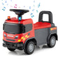 Kids Ride On Push Car Licensed SCANIA Truck Toy with Steering Wheel and Music