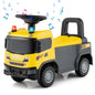 Kids Ride On Push Car Licensed SCANIA Truck Toy with Steering Wheel and Music