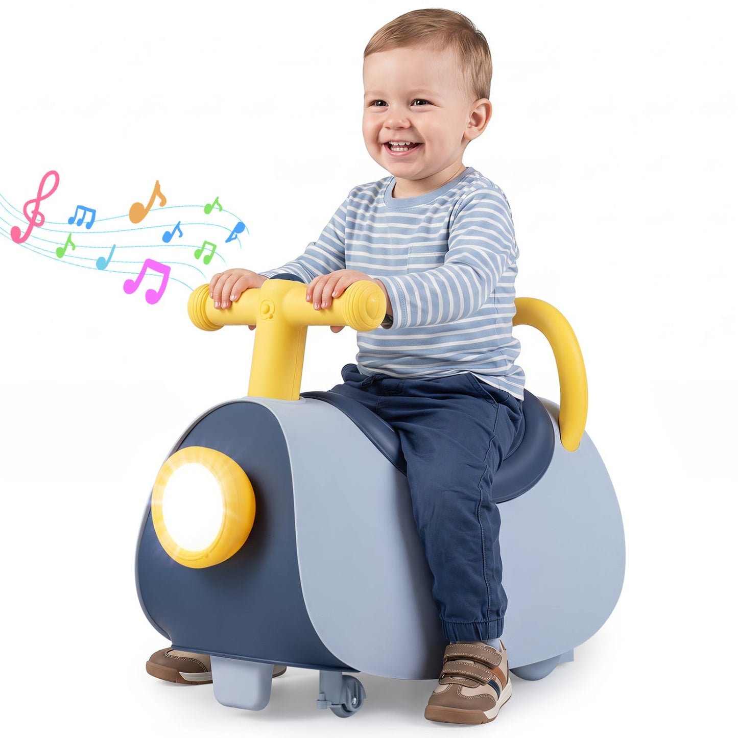 Kids Push Car with Music & Storage for 18-36 Months