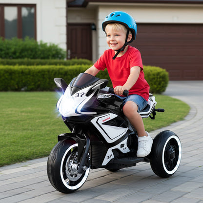 Kids Ride on Motorcycle 6V Battery Powered Mini Electric Motorbike with LED Lights