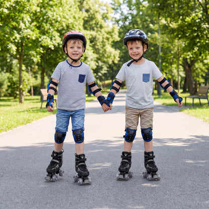 Kids Roller Skates for Girls Boys 4 Sizes Adjustable Quad Skates with Light-up Wheels