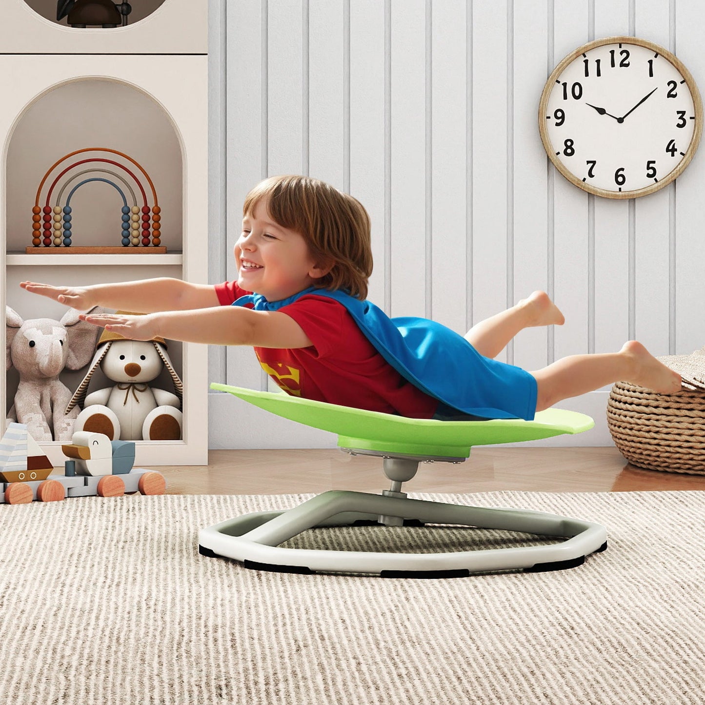 Kids Sensory Swivel Chair Cat Claw 360¬∞ Spinning Chair with Non-Slip Metal Base