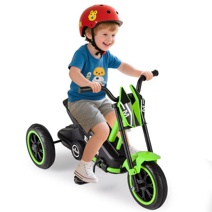 Kids Tricycle 3-Wheel Toddler Bike with Foot Pedals Forward Backward