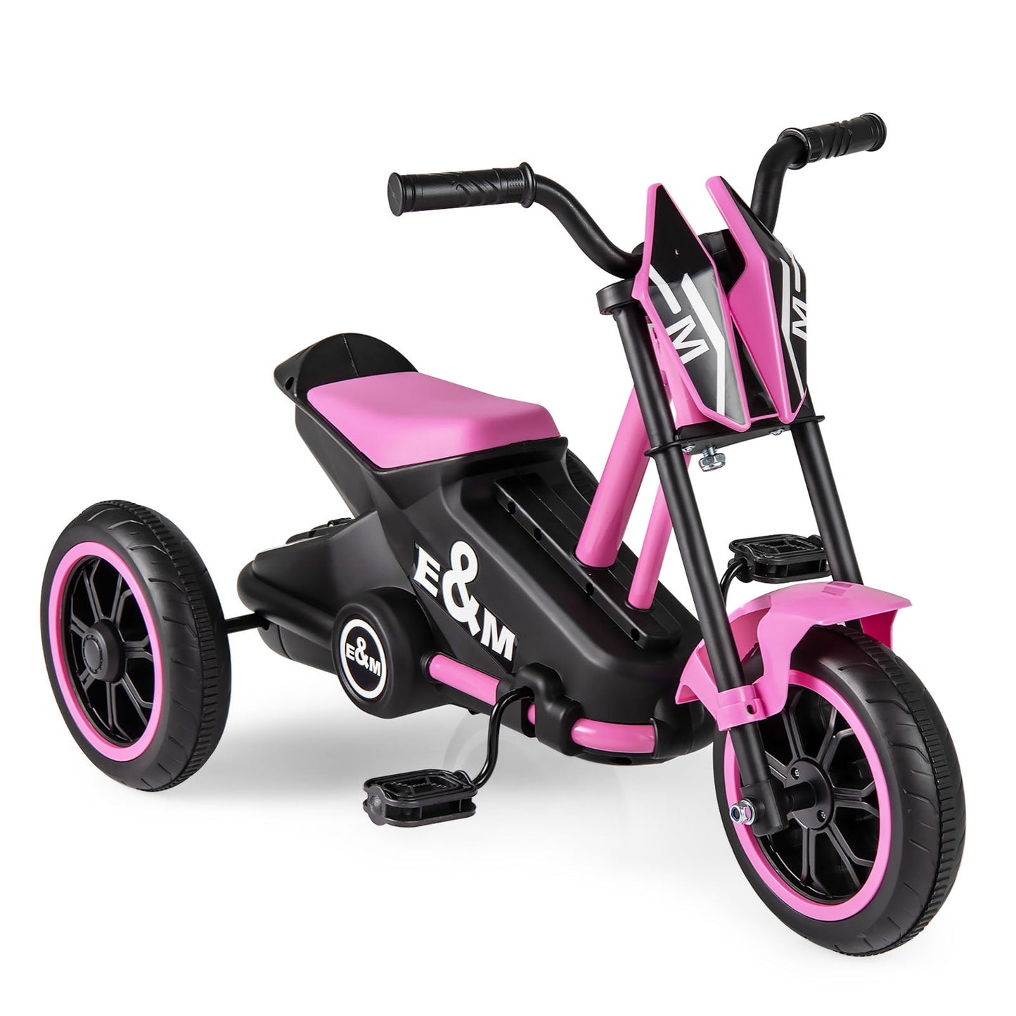 Kids Tricycle 3-Wheel Toddler Bike with Foot Pedals Forward Backward