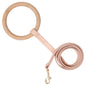 Pet Life ® 'Ever-Craft' Boutique Series Beechwood and Leather Designer Dog Leash