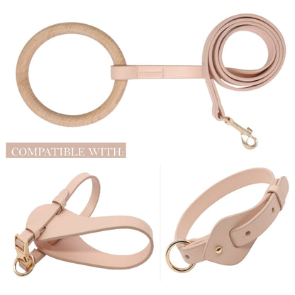 Pet Life ® 'Ever-Craft' Boutique Series Beechwood and Leather Designer Dog Leash