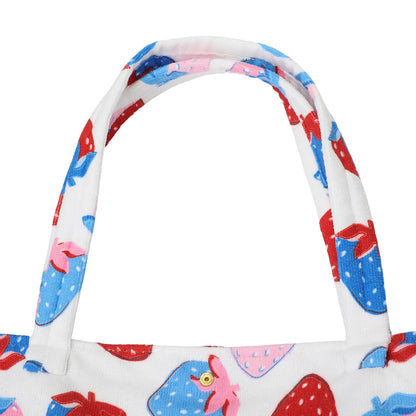 Red, White & Berry 2-in-1 Towel Tote Bag
