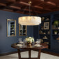 Layered Alabaster Ring Chandelier