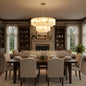 Layered Alabaster Ring Chandelier