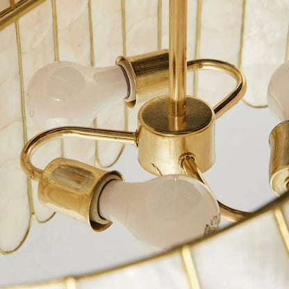 Light Luxury Shel Chandelier