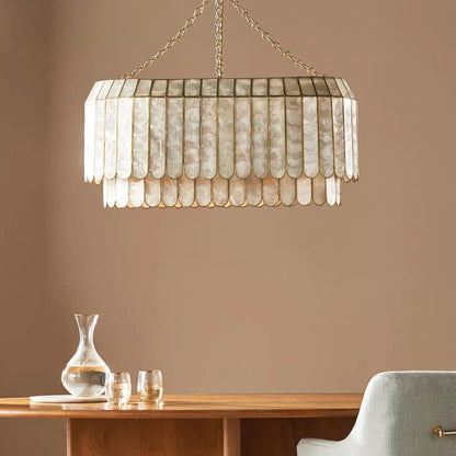 Light Luxury Shel Chandelier