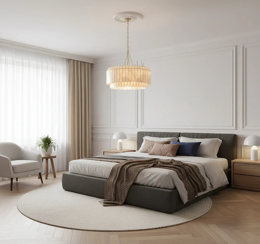 Light Luxury Shel Chandelier