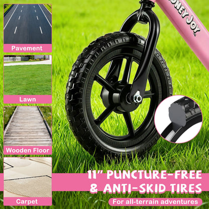 Lightweight Toddler Balance Bike No Pedal Training Bicycle