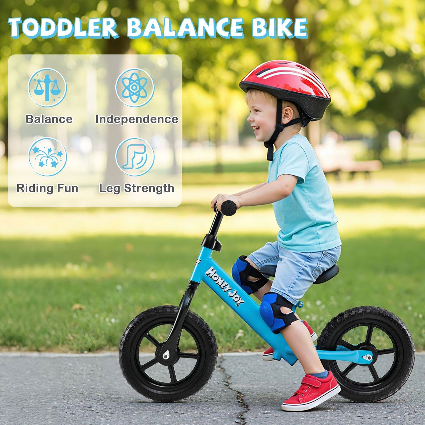 Lightweight Toddler Balance Bike No Pedal Training Bicycle