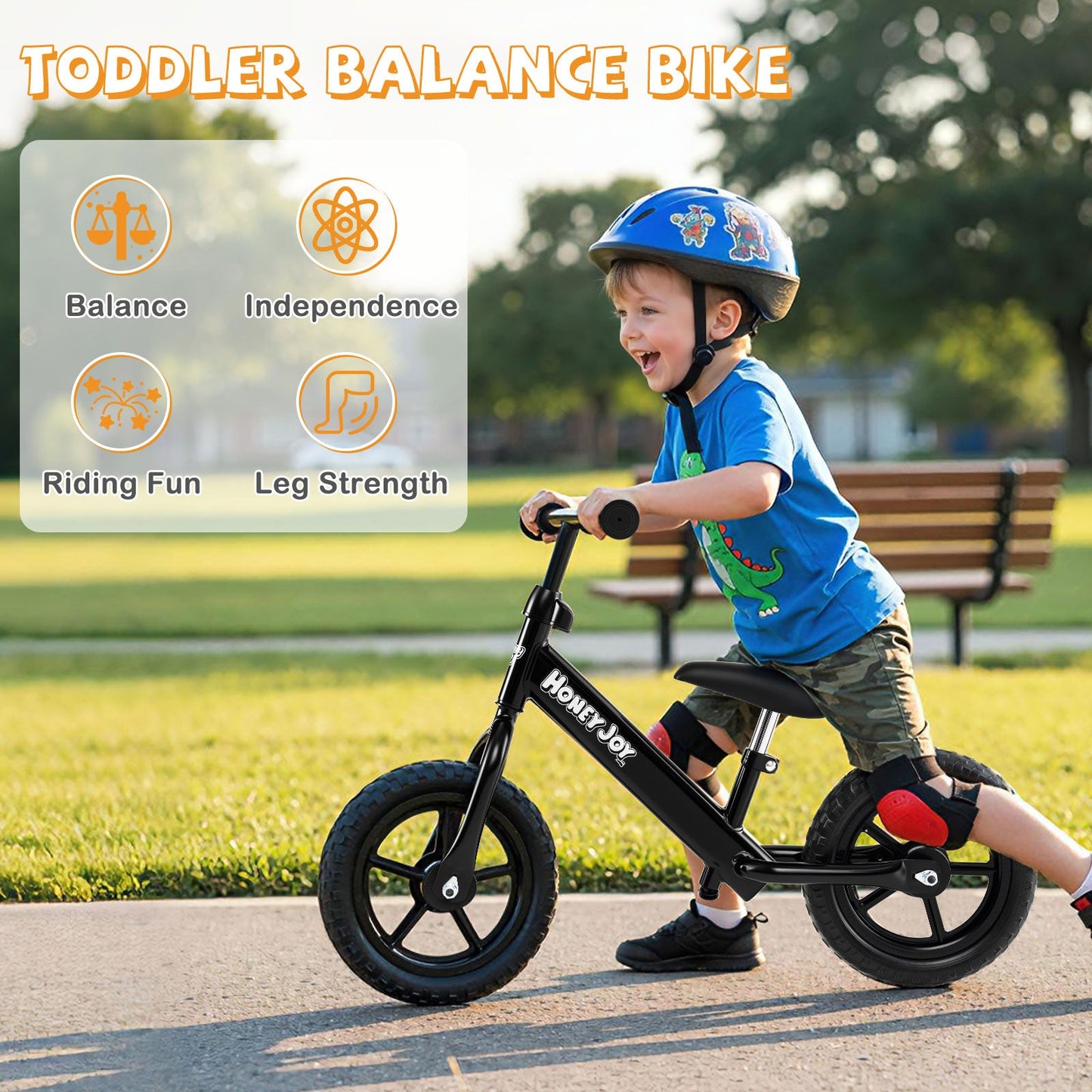 Lightweight Toddler Balance Bike No Pedal Training Bicycle