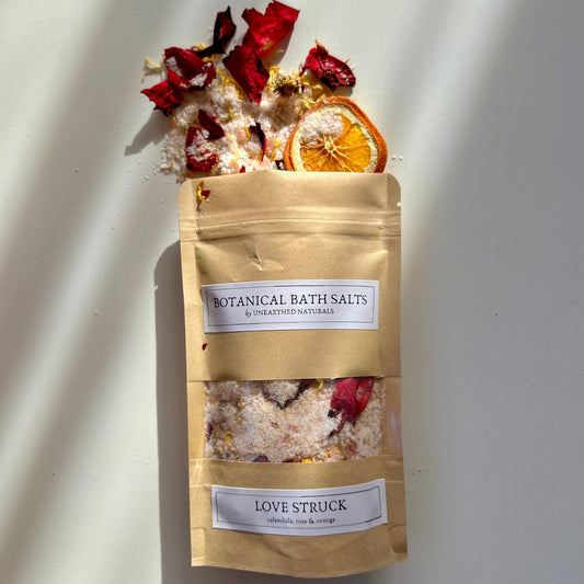 LOVE STRUCK - Calendula, Rose & Orange Botanical Bath Salts