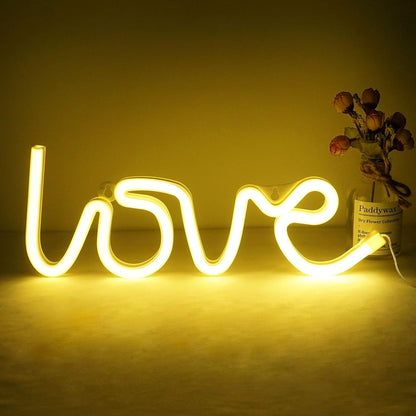 Love Neon Lights Battery Operated