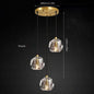 Luxury Faceted Crystal Cluster Chandelier