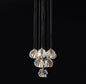 Luxury Faceted Crystal Cluster Chandelier