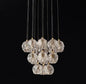 Luxury Faceted Crystal Cluster Chandelier