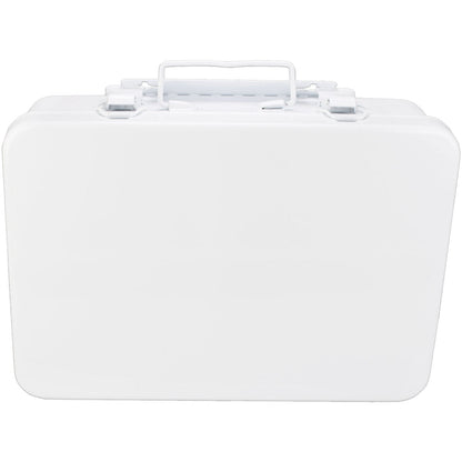 Metal First Aid Case, 16 Unit w/ Gasket - Horizontal - Empty