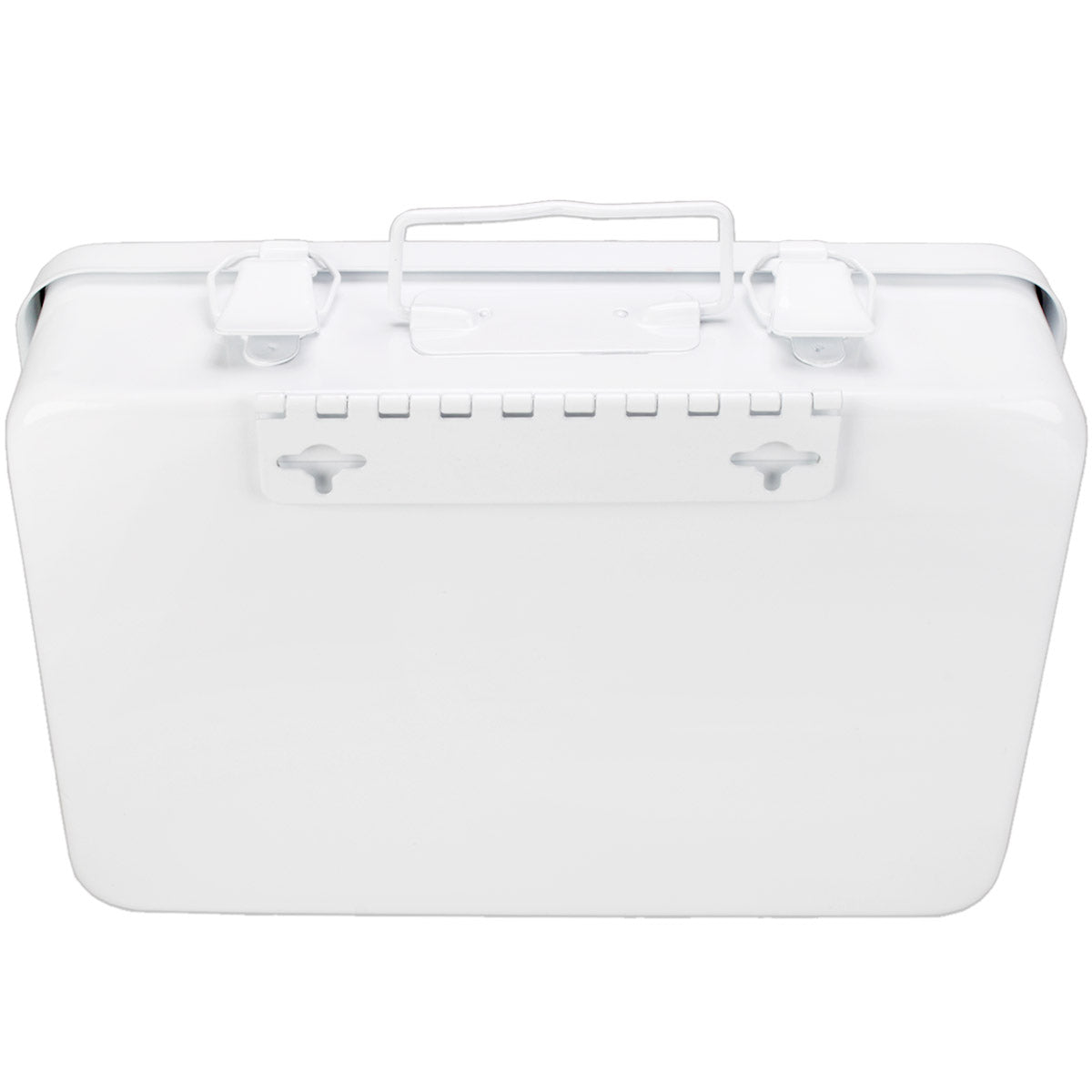 Metal First Aid Case, 16 Unit w/ Gasket - Horizontal - Empty