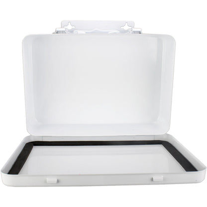 Metal First Aid Case, 16 Unit w/ Gasket - Horizontal - Empty