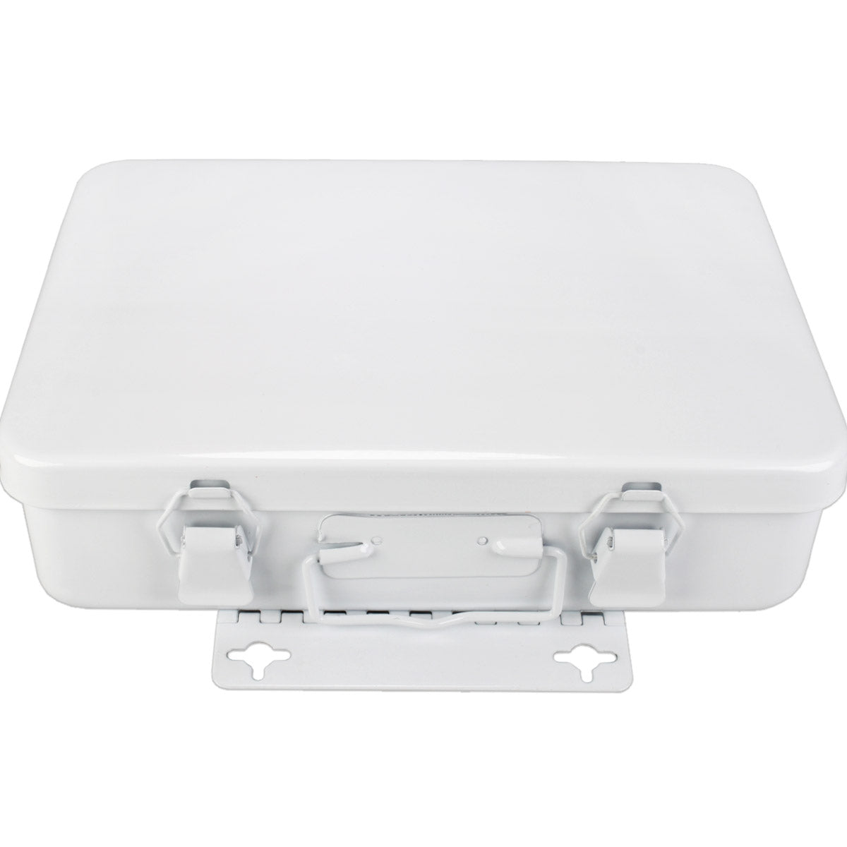 Metal First Aid Case, 16 Unit w/ Gasket - Horizontal - Empty
