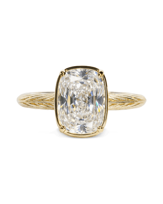 Sterling Silver Mini Elongated Cushion Ring