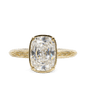 Sterling Silver Mini Elongated Cushion Ring