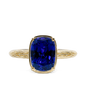 Sterling Silver Mini Sapphire Cushion Ring