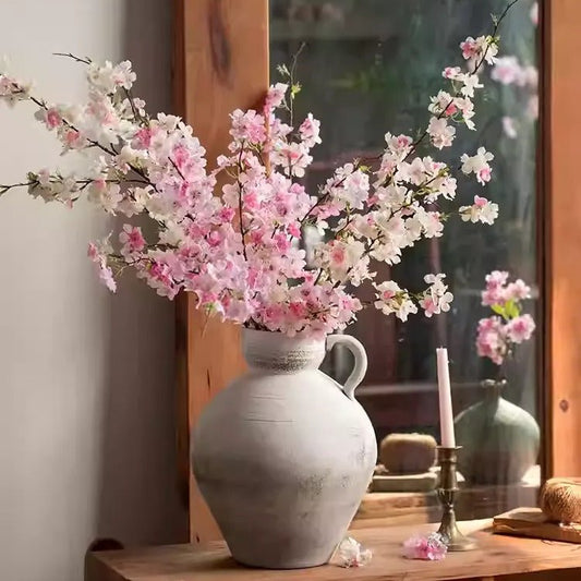 Blushing Cherry Blossom Branch 43.3" Tall
