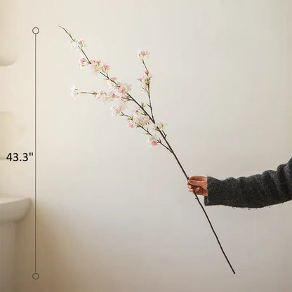 Blushing Cherry Blossom Branch 43.3" Tall