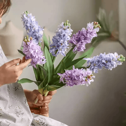 Spring Artificial Hyacinth Stem 16" Tall