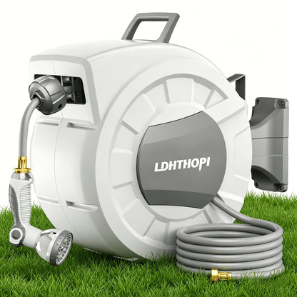 Retractable Garden Hose Reel 40/100/110/130FT Auto Rewind Wall Mounted Hose