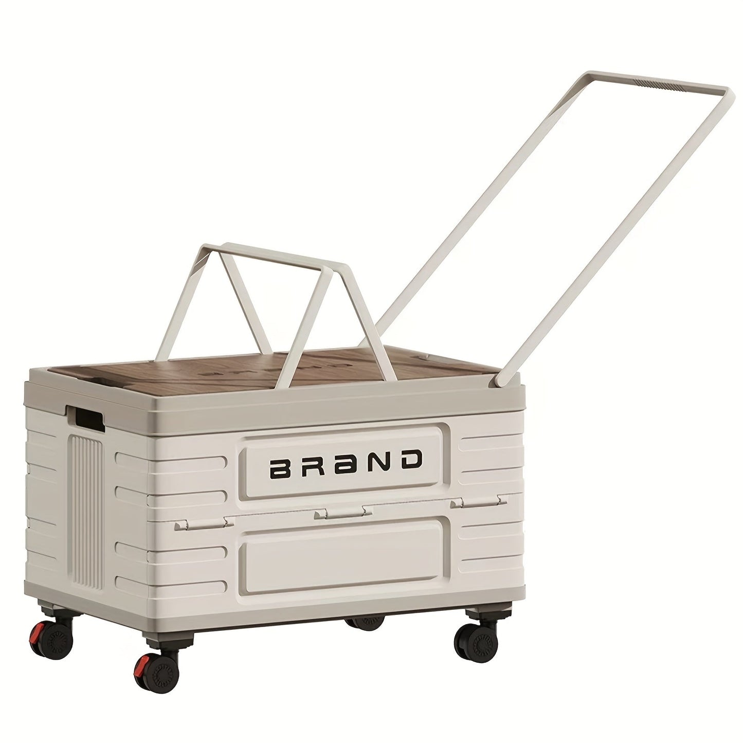 Collapsible Storage Bins Box with Lids And Handle - Portable Plastic Storage