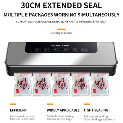 65Kpa Vacuum Sealer Machine Food Saver Wet Dry Automatic w/50 Bags Commercial