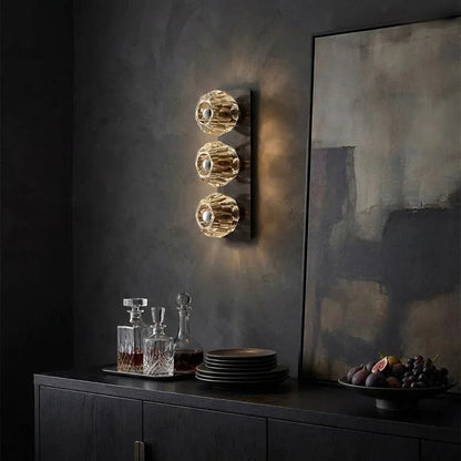Mini Crystal Orb Bedside Wall Light