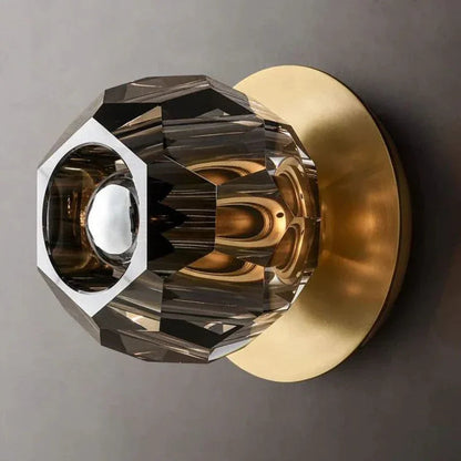 Mini Crystal Orb Bedside Wall Light