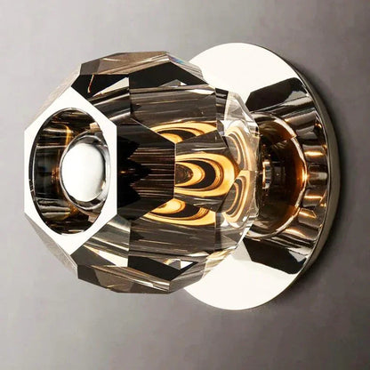 Mini Crystal Orb Bedside Wall Light