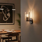 Modern Fluted Crystal Wall Sconce