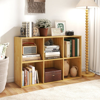 6-Cube Bookcase with Anti-Tipping Kit - Burlywood