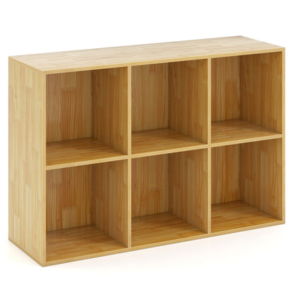 6-Cube Bookcase with Anti-Tipping Kit - Burlywood
