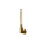 Modern Linear Brass & Glass Wall Light