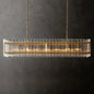 Modern Rectangular Linear Chandelier