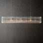 Modern Rectangular Linear Chandelier